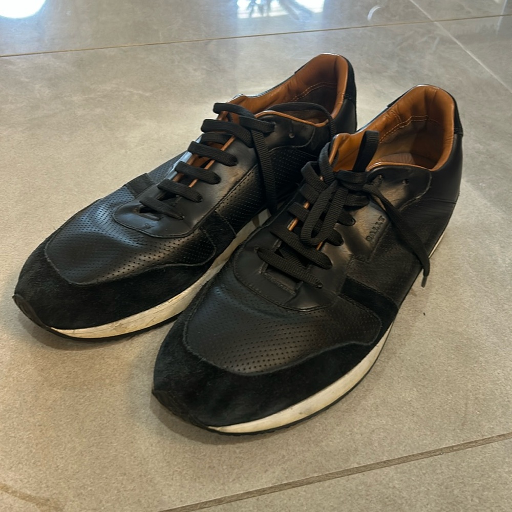 Bally leather and suede sneakers